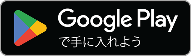 Importation, revente, Transfrontalier, CE, logo Google Play avec texte japonais en dessous. Le logo a un bouton de lecture triangulaire coloré.